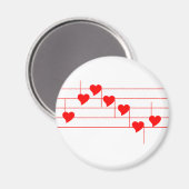 Aimant Notes d'amour (Recto/Verso)