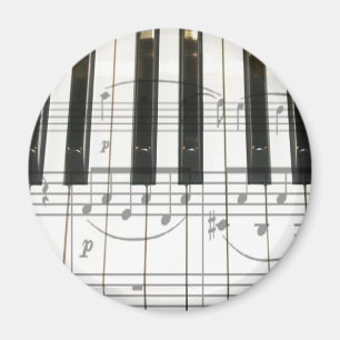 Aimant Notes de clavier et de musique de piano