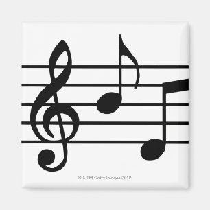 Aimant Notes de musique