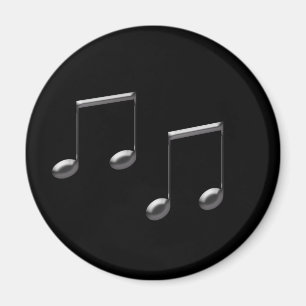 AIMANT NOTES EN VERRE DE MUSIQUE