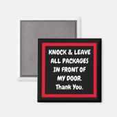 AIMANT NOTES MÉTALLIQUES AMAZON, FEDEX, USPS, QUITTER PKG (Recto/Verso)