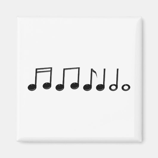 Aimant Notes musicales (Devant)