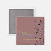 Aimant Notes musicales (Recto/Verso)