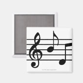 Aimant Notes musicales (Recto/Verso)