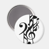 Aimant Notes musicales (Recto/Verso)
