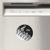 Aimant Notes musicales et touches de piano personnalisées (In Situ (Lave-vaisselle))