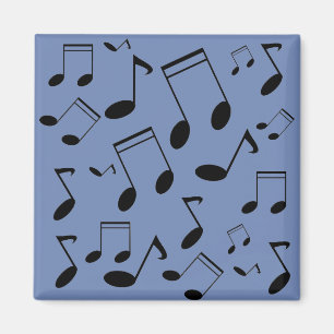 Aimant Notes musicales noires