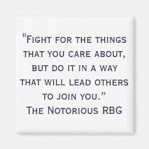 Aimant notoire de citation de RBG