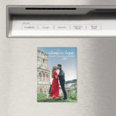 Aimant Notre aventure commence Photo Merci Mariage (In Situ (Lave-vaisselle))