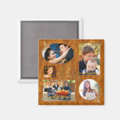 Aimant Notre collection d'albums photos de famille (Recto/Verso)