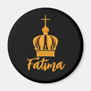 Aimant Notre-Dame de Fatima couronne