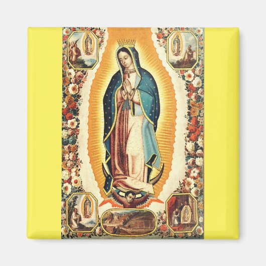 Aimant Notre-Dame de Guadalupe Radiant Art (Devant)
