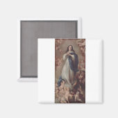 Aimant Notre-Dame de l'Immaculée Conception Art (Recto/Verso)