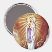 Aimant Notre-Dame de Lourdes (Recto/Verso)