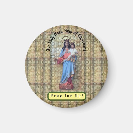 Aimant Notre-Dame Marie, Aide des chrétiens (Devant)