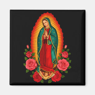 Aimant Notre Dame Virgen De Guadalupe Sainte Vierge Marie