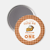 Aimant Notre Little Cutie Pi Jour 1er Anniversaire (Recto/Verso)