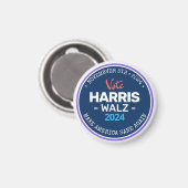 Aimant Notre Make America Sane again Harris Walz 2024 (Recto/Verso)