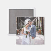 Aimant Notre photo mariage (Recto/Verso)