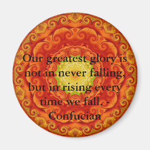 Aimant Notre plus grande gloire n'est pas en ne tombant