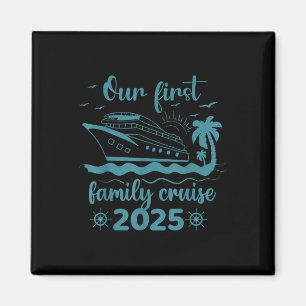 Aimant Notre première croisière familiale, voyage de vaca