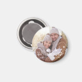 Aimant Notre première fête de Noël (Recto/Verso)