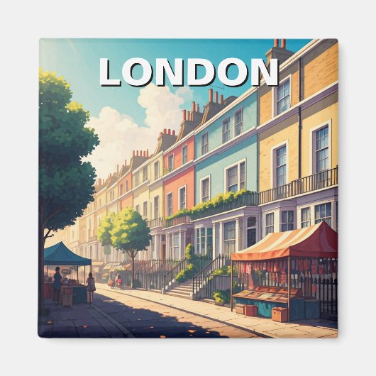 Aimant Notting Hill Londres (Devant)