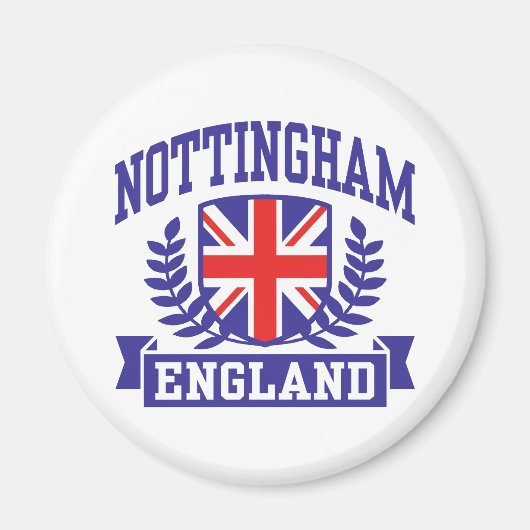 Aimant Nottingham Angleterre (Devant)