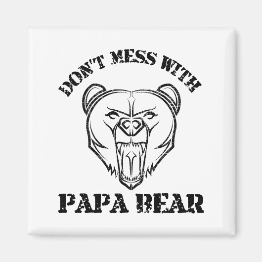 Aimant N'oublie pas Papa Bear (Devant)