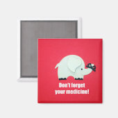 Aimant N'oublie pas ton médicament ! (Recto/Verso)