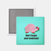 Aimant N'oublie pas ton médicament ! (Recto/Verso)