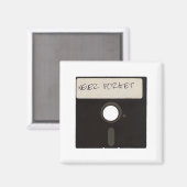 Aimant N'oubliez jamais les disquettes de l'ordinateur (Recto/Verso)