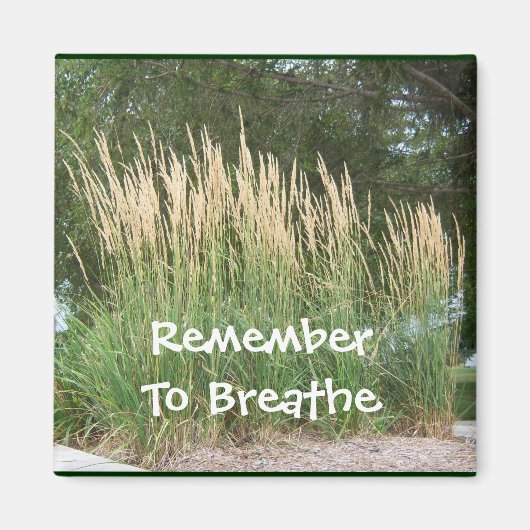 Aimant N'oubliez pas de respirer l'aimant 1 (Devant)