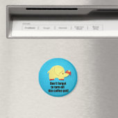 Aimant N'oubliez pas d'éteindre la cafetière ! (In Situ (Lave-vaisselle))