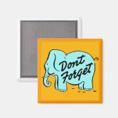 Aimant N'oubliez pas l'aimant (Recto/Verso)