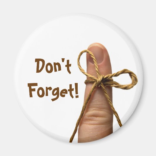 Aimant n'oubliez pas l'aimant (Devant)