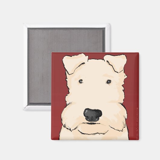 Aimant Nougat grenat (Recto/Verso)