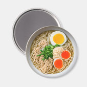 Aimant Nouilles de Ramen avec nourriture pour oeufs bouil (Recto/Verso)