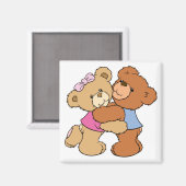 Aimant Nounours Câlins Ours (Recto/Verso)