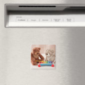 Aimant Nounours de musique (In Situ (Lave-vaisselle))