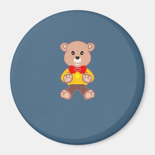 Aimant Nounours en peluche (Devant)