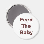 Aimant Nourrir Le Bébé (Recto/Verso)