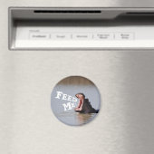 Aimant Nourris-moi ! Hippo Funny Frigo (In Situ (Lave-vaisselle))
