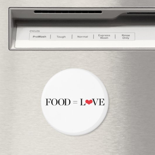 Aimant Nourriture = Amour (In Situ (Lave-vaisselle))