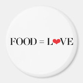 Aimant Nourriture = Amour (Devant)