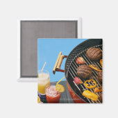 Aimant Nourriture grillée (Recto/Verso)