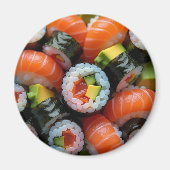 Aimant Nourriture réaliste Sushi (Devant)