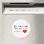 Aimant Nous aimons les uns les autres (In Situ (Lave-vaisselle))