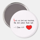 Aimant Nous aimons les uns les autres (Recto/Verso)