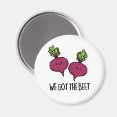 Aimant Nous Avons La Beet Funny Vegetable Pun (Recto/Verso)